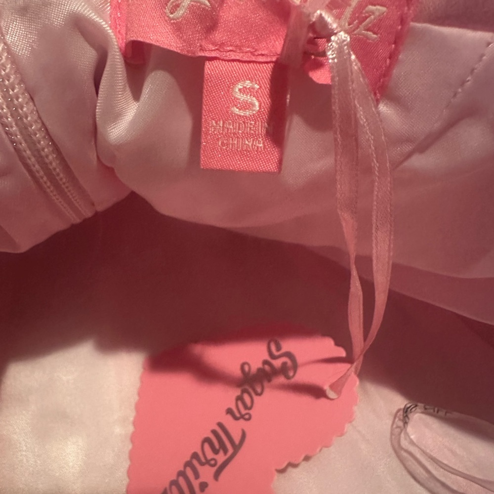Sugar Thrillz Dolls Kill Holding Court Pink Rose Dress NWT XS - Picture 8 of 12